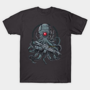 Pulpo Robótico Armado T-Shirt